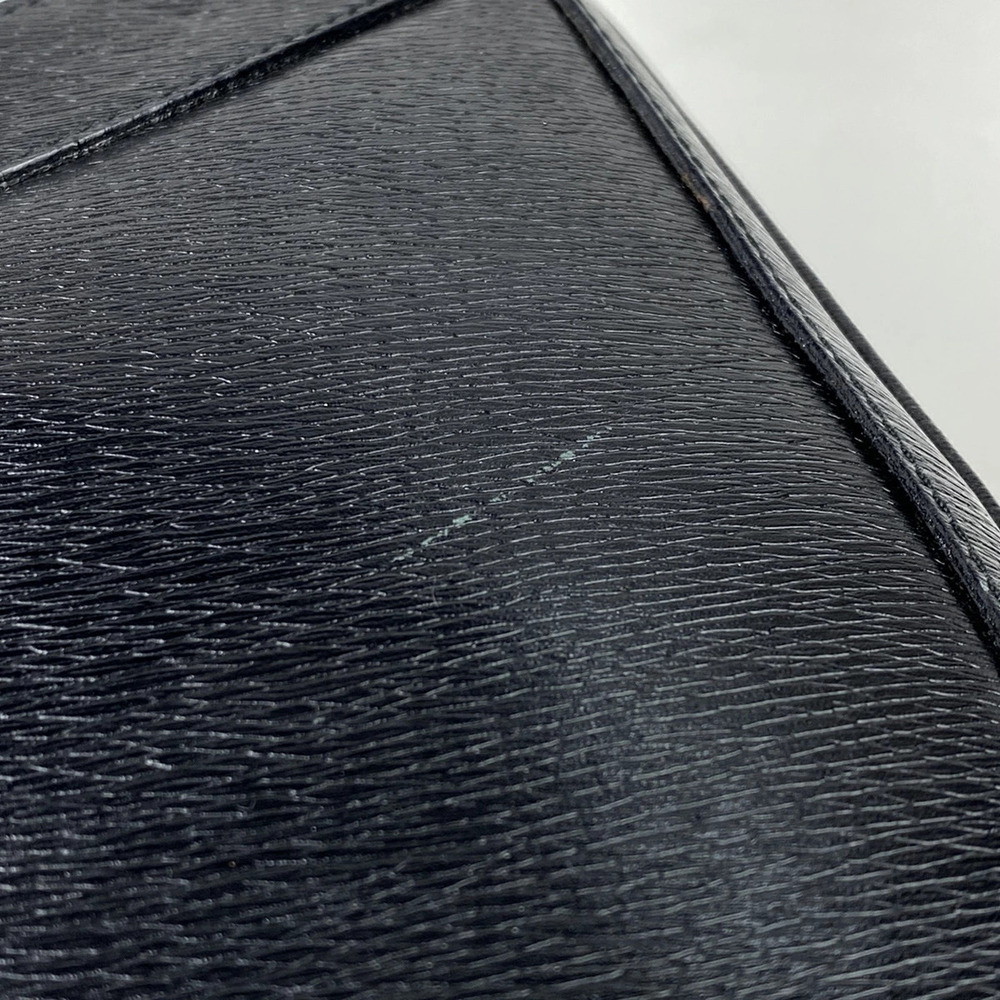 Gucci Bag leather logo black Shoulder